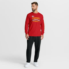 Fanatics Kansas City Chiefs Hometown Sweep Legacy Long Sleeve T-Shirt Red