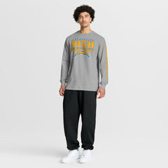 Fanatics Los Angeles Chargers Hometown Sweep Legacy Long Sleeve T-Shirt Heather Gray