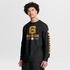 Fanatics Pittsburgh Steelers Hometown Sweep Legacy Long Sleeve T-Shirt Black