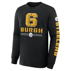 Fanatics Pittsburgh Steelers Hometown Sweep Legacy Long Sleeve T-Shirt Black