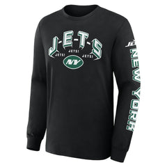 Fanatics New York Jets Hometown Sweep Legacy Long Sleeve T-Shirt Black