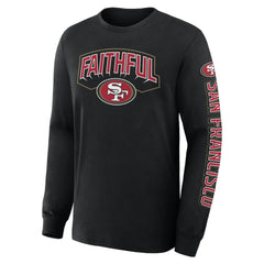 Fanatics San Francisco 49ers Hometown Sweep Legacy Long Sleeve T-Shirt Black