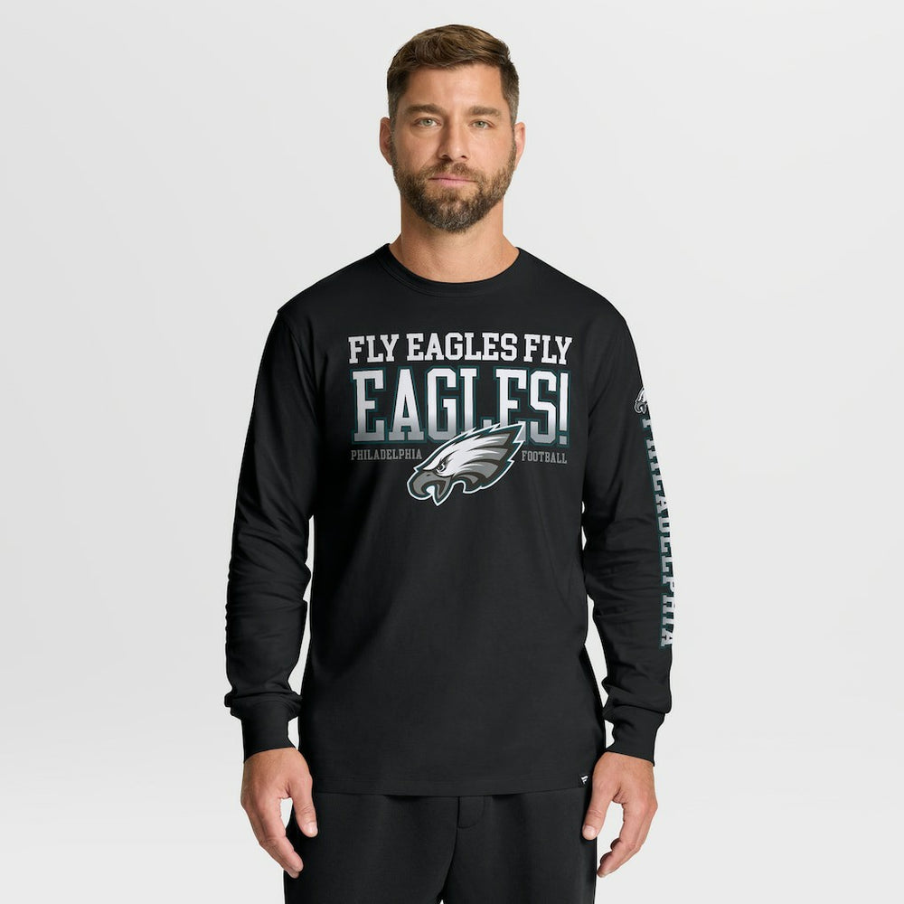 Fanatics Philadelphia Eagles Hometown Sweep Legacy Long Sleeve T-Shirt Black