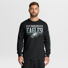 Fanatics Philadelphia Eagles Hometown Sweep Legacy Long Sleeve T-Shirt Black