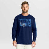Fanatics Tennessee Titans Hometown Sweep Legacy Long Sleeve T-Shirt Navy