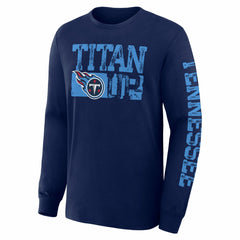 Fanatics Tennessee Titans Hometown Sweep Legacy Long Sleeve T-Shirt Navy