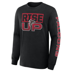 Fanatics Atlanta Falcons Hometown Sweep Legacy Long Sleeve T-Shirt Black