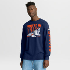 Fanatics Denver Broncos Hometown Sweep Legacy Long Sleeve T-Shirt Navy