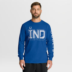 Fanatics Indianapolis Colts Hometown Sweep Legacy Long Sleeve T-Shirt Royal