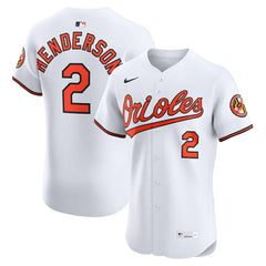 Gunnar Henderson Baltimore Orioles Nike Home Elite Jersey - White - Nike on Sale