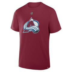 Cale Makar Colorado Avalanche Fanatics Authentic Stack Name & Number T-Shirt - Burgundy - NHL 202466817