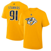 Steven Stamkos Nashville Predators Fanatics Authentic Stack Name & Number T-Shirt - Gold - NHL 202466854
