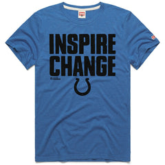 Indianapolis Colts Homage Unisex 2024 Inspire Change Tri-Blend T-Shirt Royal