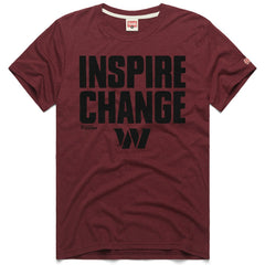 Washington Commanders Homage Unisex 2024 Inspire Change Tri-Blend T-Shirt Burgundy