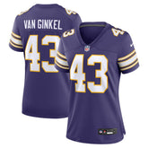 Nike Andrew Van Ginkel Minnesota Vikings Women's Alternate Game Jersey Purple
