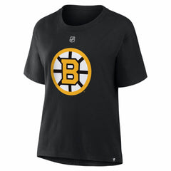 Charlie McAvoy Boston Bruins Fanatics Women's Authentic Stack Name & Number T-Shirt - Black - NHL 202477524
