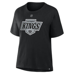 Drew Doughty Los Angeles Kings Fanatics Women's Authentic Stack Name & Number T-Shirt - Black - NHL 202477610