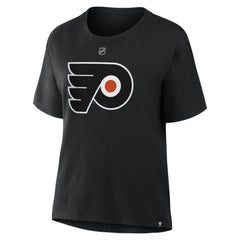 Matvei Michkov Philadelphia Flyers Fanatics Women's Authentic Stack Name & Number T-Shirt - Black - NHL 202477705