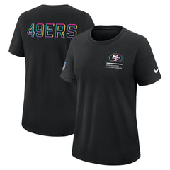 Nike San Francisco 49ers Women's 2025 NFL Crucial Catch Tri-Blend Dri-FIT T-Shirt Black
