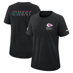 Nike Kansas City Chiefs Women's 2025 NFL Crucial Catch Tri-Blend Dri-FIT T-Shirt Black