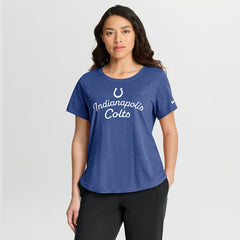 Nike Indianapolis Colts Women's Script Tri-Blend T-Shirt Royal