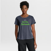 Nike Seattle Seahawks Women's Script Tri-Blend T-Shirt College Navy