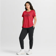 Nike Tampa Bay Buccaneers Women's Script Tri-Blend T-Shirt Red