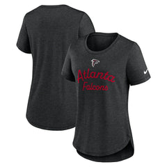 Nike Atlanta Falcons Women's Script Tri-Blend T-Shirt Black