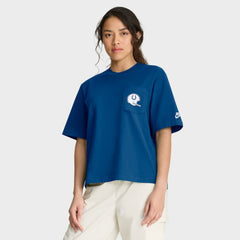 Nike Indianapolis Colts Women's Rewind Pocket Boxy T-Shirt Royal
