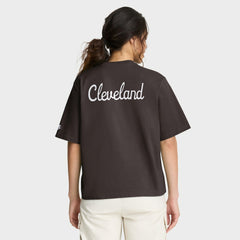 Nike Cleveland Browns Women's Rewind Pocket Boxy T-Shirt Brown