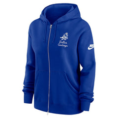 Nike Dallas Cowboys Women's Phoenix Rewind Full-Zip Hoodie Navy