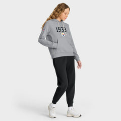 Nike Pittsburgh Steelers Women's 1933 Sideline Standard Issue Dri-FIT Hoodie Gray