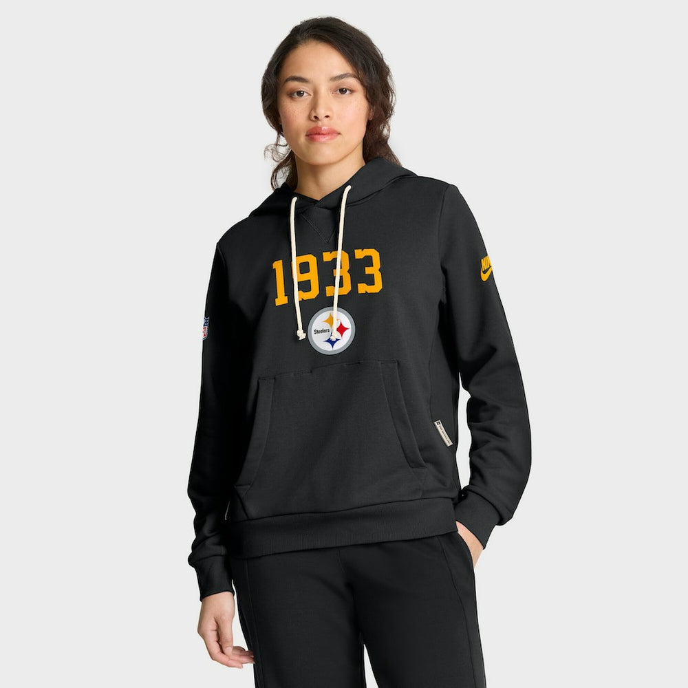 Nike Pittsburgh Steelers Women's 1933 Sideline Standard Issue Dri-FIT Hoodie Black
