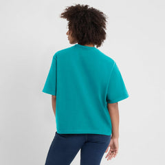 Nike Miami Dolphins Women's Essential Script Relaxed Boxy T-Shirt Aqua