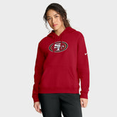 Nike San Francisco 49ers Women's Club Fleece Hoodie Scarlet
