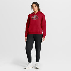 Nike San Francisco 49ers Women's Club Fleece Hoodie Scarlet