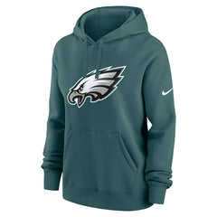 Nike Philadelphia Eagles Women's Club Fleece Hoodie Midnight Green