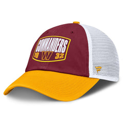 Fanatics Washington Commanders Franchise Trucker Adjustable Hat Burgundy/Gold