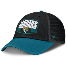 Fanatics Jacksonville Jaguars Franchise Trucker Adjustable Hat Black/Teal