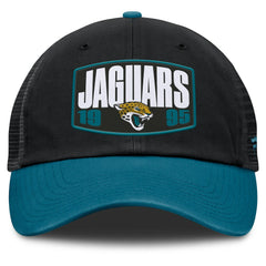Fanatics Jacksonville Jaguars Franchise Trucker Adjustable Hat Black/Teal