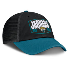 Fanatics Jacksonville Jaguars Franchise Trucker Adjustable Hat Black/Teal