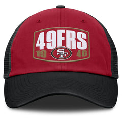 Fanatics San Francisco 49ers Franchise Trucker Adjustable Hat Scarlet/Black