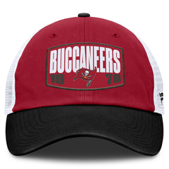 Fanatics Tampa Bay Buccaneers Franchise Trucker Adjustable Hat Red/Pewter