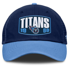 Fanatics Tennessee Titans Franchise Trucker Adjustable Hat Navy/Light Blue