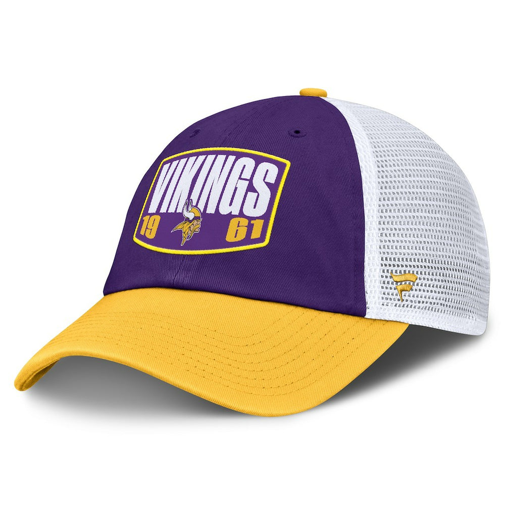 Fanatics Minnesota Vikings Franchise Trucker Adjustable Hat Purple/Gold