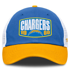 Fanatics Los Angeles Chargers Franchise Trucker Adjustable Hat Powder Blue/Gold