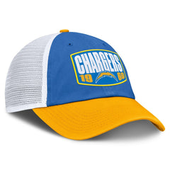 Fanatics Los Angeles Chargers Franchise Trucker Adjustable Hat Powder Blue/Gold