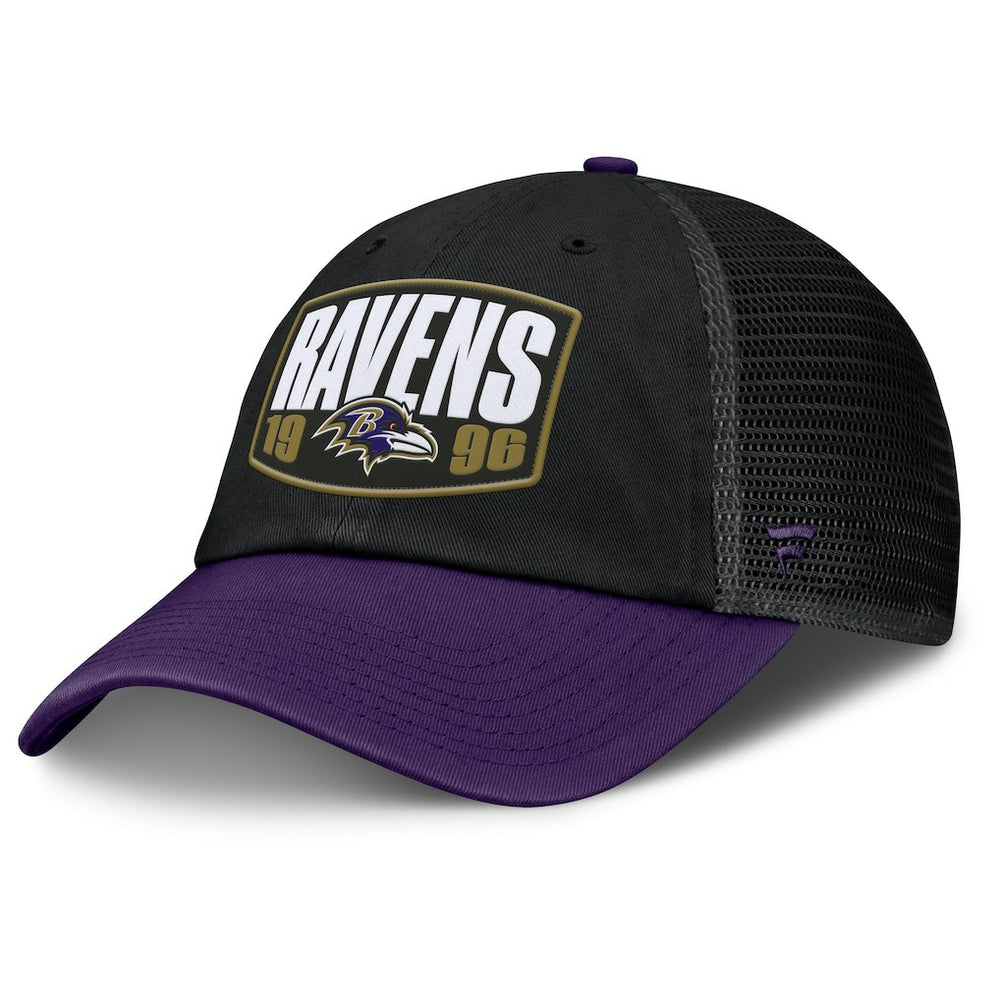 Fanatics Baltimore Ravens Franchise Trucker Adjustable Hat Black/Purple