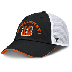 Fanatics Cincinnati Bengals Reverse Trucker Adjustable Hat Black/White