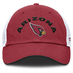 Fanatics Arizona Cardinals Reverse Trucker Adjustable Hat Cardinal/White